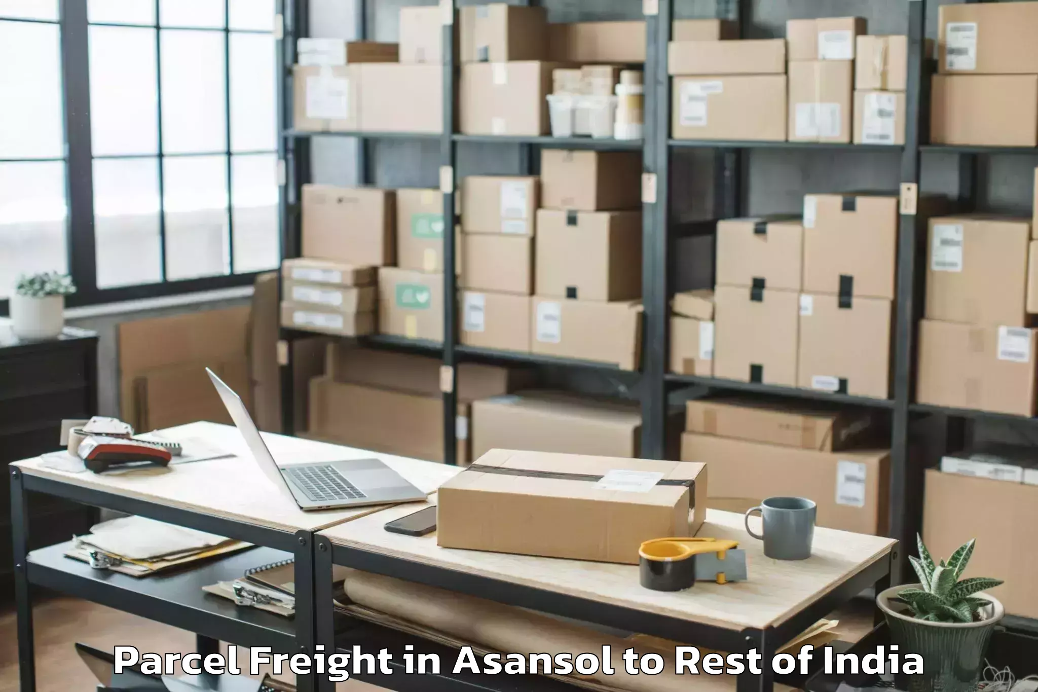 Book Your Asansol to Adi Pasi Sibuk Parcel Freight Today